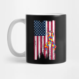 Autism Flag Autism Mug